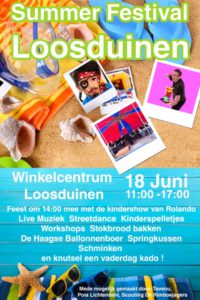 Zomerfeest Loosduinen met de Haagse ballonnenboer