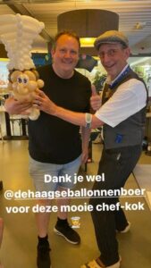 Vaderdag ballonoptreden"