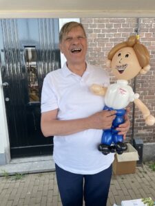 Paul Reichenbach de organisator van het stripspektakel"
