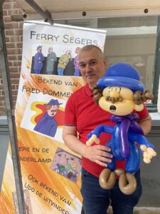 Ferry Seegers op het stripspektakel"