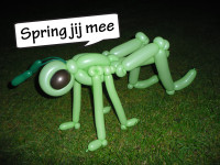 Weet jij hoe hoog een sprinkhaan kan springen