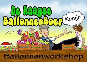 Ballonkonijn workshop van de Haagse Ballonnenboer